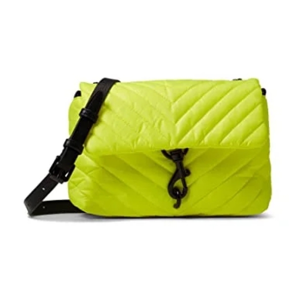 Rebecca Minkoff Bags Rebecca Minkoff Edie Nylon Crossbody Neon Yellow Poshmark